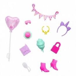 Mattel Barbie: Pink Heart Balloon Accessories (Hwv73)