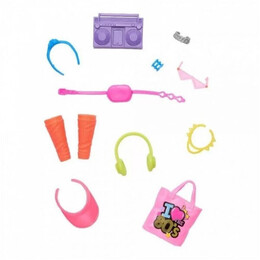 Mattel Barbie: Pink bag i Love 80's Accessories (Hwv74)