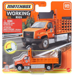 Mattel Matchbox Real Working Rigs - gmc 3500 Attenuator Truck (Hvv17)