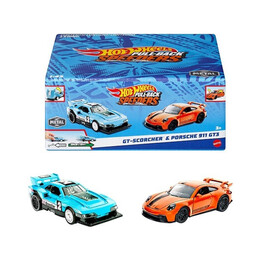 Mattel hot Wheels: Pull-Back Speeders - Muscle and Blown  Alpha Pursuit (Hpr97)