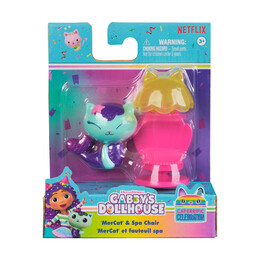 Spin Master Gabby's Dollhouse: cat-Errific Celebration - 'mercat' &Amp; spa Chair (20149928)