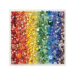 Rainbow Marbles 500 Piece Puzzle