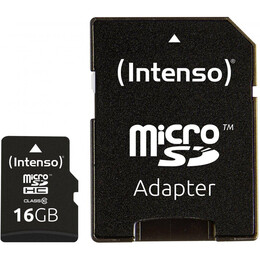 Intenso Microsdhc Card 16gb Class 10 (3413470) (Nso3413470)