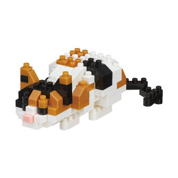 Bandai Nanoblock : Animal - Calicot cat Building Block Figure (Nbc265)