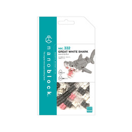 Bandai Nanoblock : Animal - White Shark Building Block Figure (Nbc332)