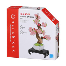 Bandai Nanoblock: Object - Pink Bonsai Building Block Figure (Nbc225)