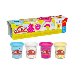 Hasbro Play-Doh®: Specialty Compound - Confetti fun 4 Pack (G1736)