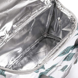 Ισοθερμική Τσάντα Φαγητού 6Lt Amber White Leaves AM3010