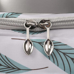 Ισοθερμική Τσάντα Φαγητού 6Lt Amber White Leaves AM3010