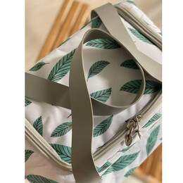 Ισοθερμική Τσάντα Φαγητού 6Lt Amber White Leaves AM3010