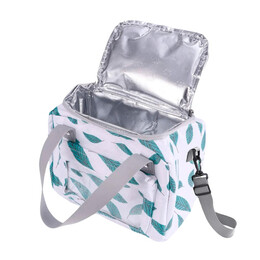 Ισοθερμική Τσάντα Φαγητού 9Lt Amber White Leaves AM3011