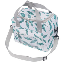 Ισοθερμική Τσάντα Φαγητού 9Lt Amber White Leaves AM3011