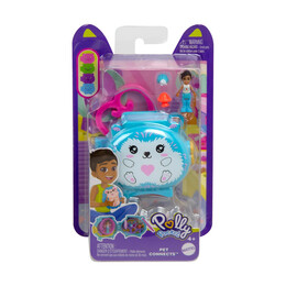 Mattel Polly Pocket Mini: pet Connects - Compact Playset (Hxx23)