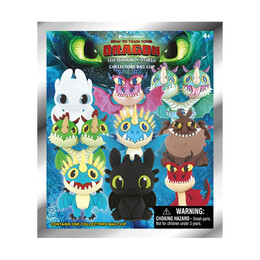 Monogram: how to Train Your Dragon (Blind Bag/random) 3d Foam bag Clips Figures
