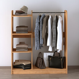 Έπιπλο Εισόδου Rozesme Megapap Χρώμα Pine oak 120x40x135εκ.