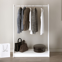 Έπιπλο Εισόδου Belgum Megapap Χρώμα Λευκό 87,3x35x128εκ.