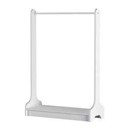 Έπιπλο Εισόδου Belgum Megapap Χρώμα Λευκό 87,3x35x128εκ.