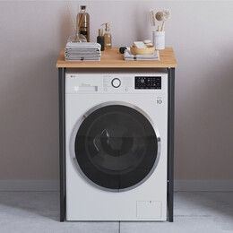 Έπιπλο Πλυντηρίου Doyle Megapap Χρώμα Pine oak 67x60x92,8εκ.