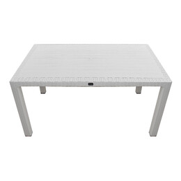 Τραπέζι Πολυπροπυλενίου Kalan Megapap Χρώμα Λευκό 150x90x75εκ.