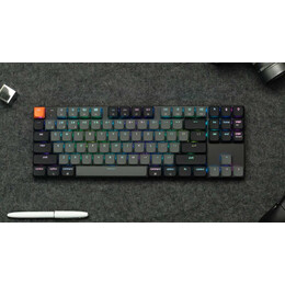 Keychron K1 V6 (K1X-B1) QMK Wireless Mechanical Keyboard Red Switch RGB 80% US Layout