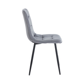 OSCAR GREY VELVET ΥΦΑΣΜΑ ΚΑΡΕΚΛΑ ΜΕΤΑΛΛΙΚΗ