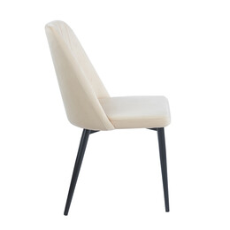 OLIVIA BEIGE VELVET/PU ΚΑΡΕΚΛΑ ΜΕΤΑΛΛΙΚΗ