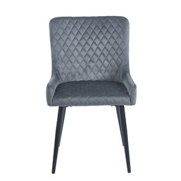 VANESA GREY VELVET ΥΦΑΣΜΑ ΚΑΡΕΚΛΑ ΜΕΤΑΛΛΙΚΗ