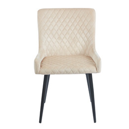 VANESA BEIGE VELVET ΥΦΑΣΜΑ ΚΑΡΕΚΛΑ ΜΕΤΑΛΛΙΚΗ