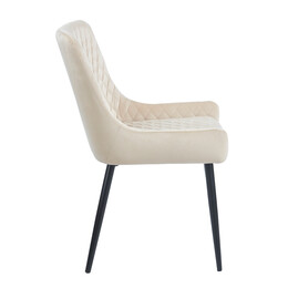 VANESA BEIGE VELVET ΥΦΑΣΜΑ ΚΑΡΕΚΛΑ ΜΕΤΑΛΛΙΚΗ