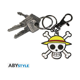 Abysse one Piece - Skull - Luffy Metal Keychain (Abykey004)