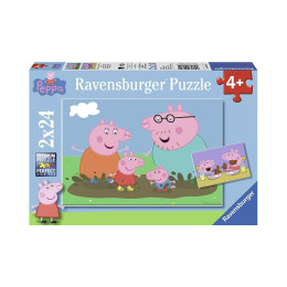 Ravensburger Puzzle: Peppa pig (2x24pcs) (09082)