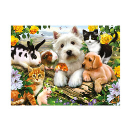 Ravensburger Puzzle: Happy Animal Buddies (300pcs) (13160)