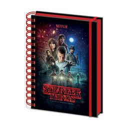 Pyramid Stranger Things - one Sheet a5 Wiro Notebook (Sr72776)