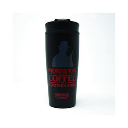 Pyramid Stranger Things - Coffee and Contemplation Metal Travel mug (Mtm25371)