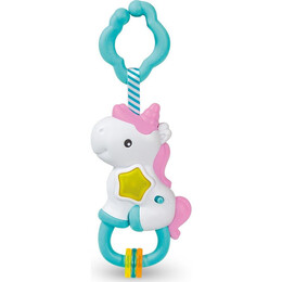 As Baby Clementoni Interactive Rattle fun Unicorn Shake  Play (1000-17333)