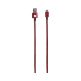 Spartan Gear - Double Sided usb Cable (Type c) (Length: 2m - Compatible With Playstation 5, Xbox Series X/s, Tablet, Mobile) (Colour: Red)