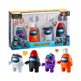 P.m.i. Among us Action Figures 11.5 cm - 4 Pack (S1) (Au6030)