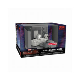 Funko Mini Moments: Marvel Studios Wandavision - Living Room 1950's Wanda &Amp; Vision (Special Edition) Vinyl Collectibles