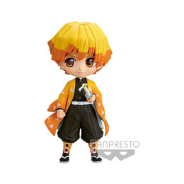Banpresto q Posket: Demon Slayer Kimetsu no Yaiba - Zenitsu Agatsuma ii (Ver.a) Figure (14cm) (18382)