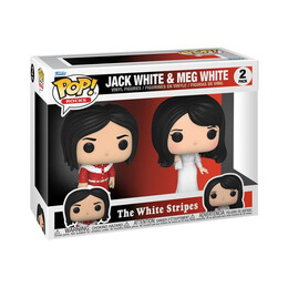 Funko Pop! 2-Pack Rocks: the White Stripes - Jack White  meg White Vinyl Figures
