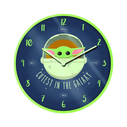 Pyramid Star Wars: the Mandalorian (Cutest in the Galaxy) Wall Clock (Gp85454)