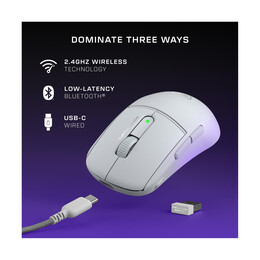 Turtle Beach: Burst ii air - Wireless Mouse (Color: White)