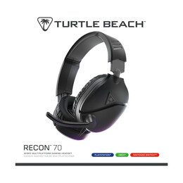 Turtle Beach: Recon 70 - Wired Gaming Headset [For Xbox, ps, Switch, pc, Mobile] (Color: Black)