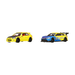 Mattel hot Wheels®: Premium car Culture - '99 Honda Civic Type-r (Ek9) &Amp; Honda Civic Type-r (Jbl00)
