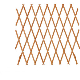 Συρμάτινη Περίφραξη ArteLibre Καφέ Ξύλο Ελάτης 180x90cm