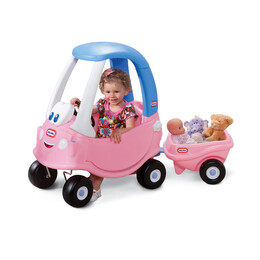 Little Tikes Cozy Coupe Trailer ροζ (621451e3x1)