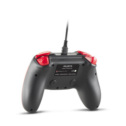 Spartan Gear - Pelekys Wired Controller (Compatible With pc and Playstation 3) (Colour: Black/red)