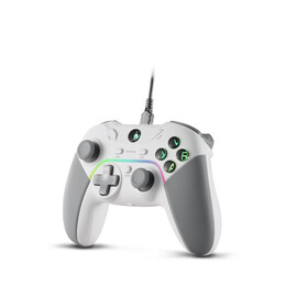 Spartan Gear - Pelekys Wired Controller (Compatible With pc and Playstation 3) (Colour: White)