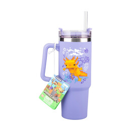 Paladone: Minecraft - Purple 900ml Multiway Travel cup Straw (Pp14948mcf)