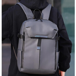 Σακίδιο με Θήκη Laptop 15.6" AMBER Ανθρακί AM2035